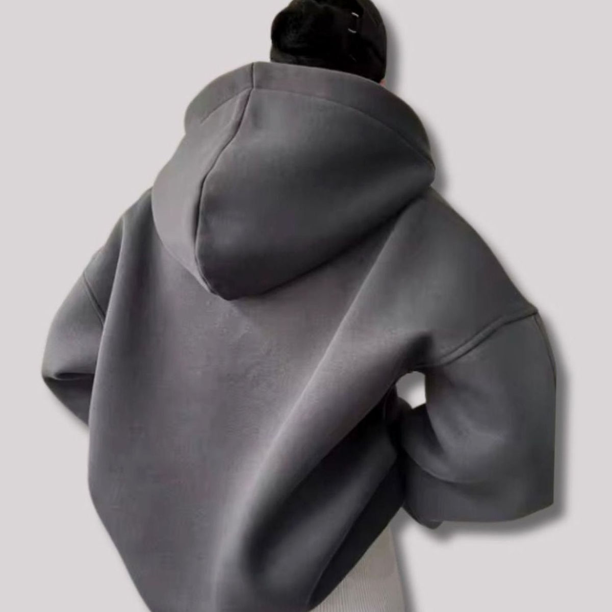 Emma | Women's Oversized Notch-Neck Pullover Hoodie Sweatshirt