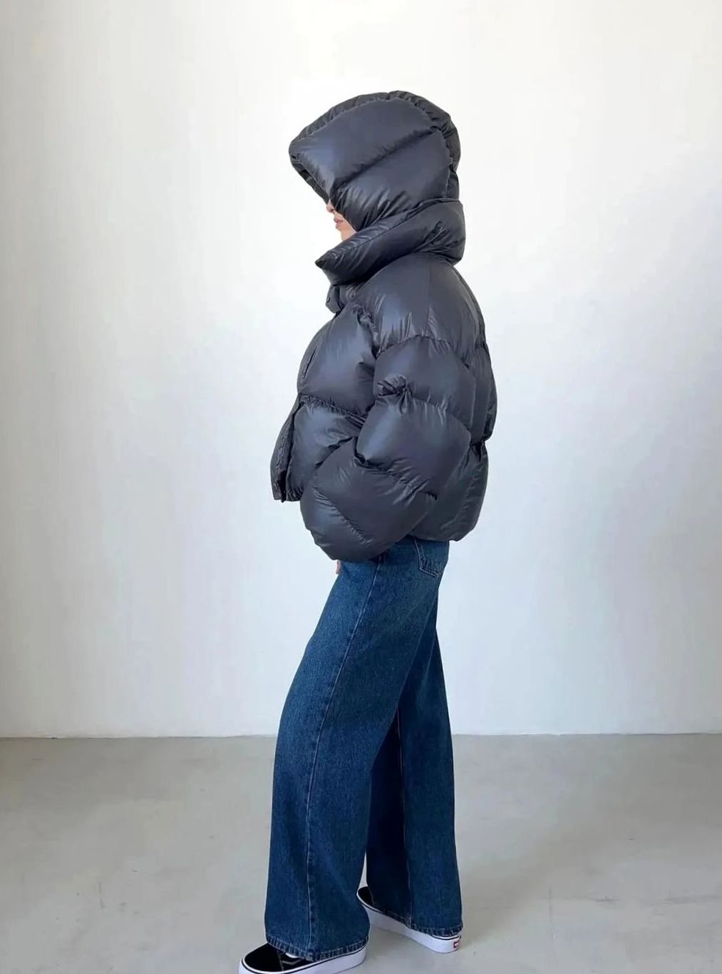 Isabella | Women's Oversized Quilted Puffer Jacket Stand-Up Collar