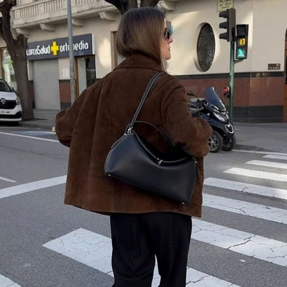 Camila | Women's Oversized Teddy Button-Front Patch Pocket Jacket