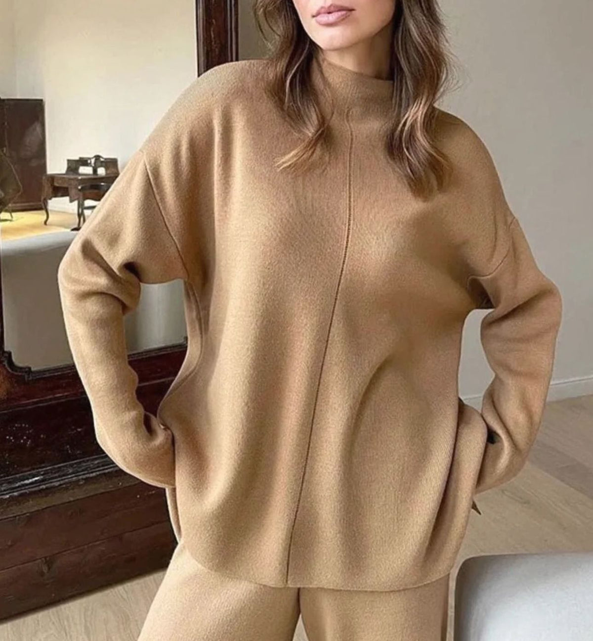 Eleanor | Women's Pearl-Trim Open-Front Knit Cardigan Sweater