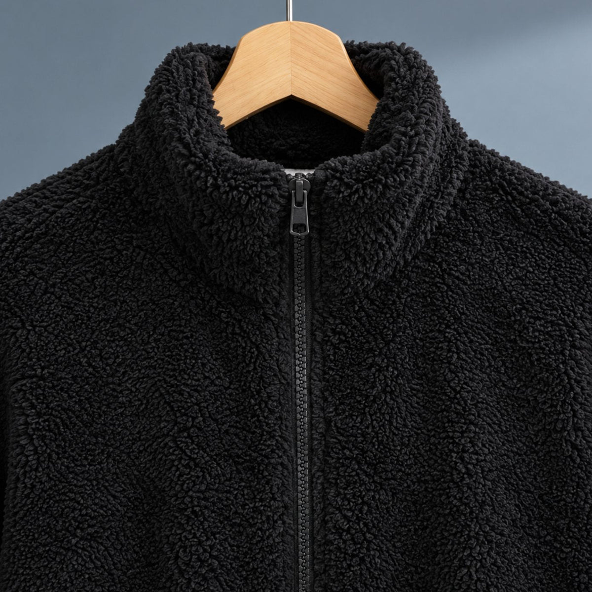 Layla | Women's Plush Sherpa Full-Zip Stand-Collar Fleece Jacket