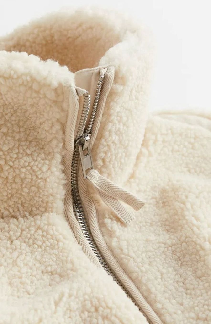 Penelope | Women's Relaxed-Fit High-Neck Sherpa Zip-Up Jacket