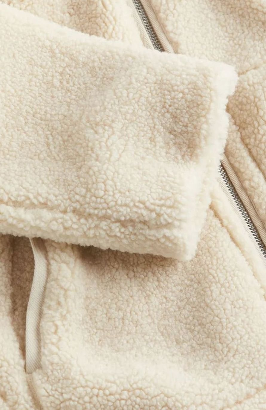 Penelope | Women's Relaxed-Fit High-Neck Sherpa Zip-Up Jacket