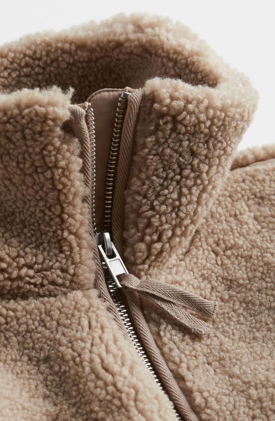 Penelope | Women's Relaxed-Fit High-Neck Sherpa Zip-Up Jacket