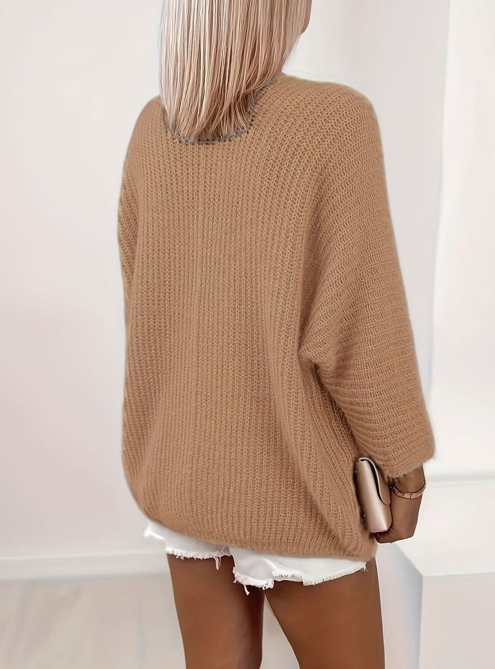 Sophia | Women's Relaxed Open-Front Knit Cardigan