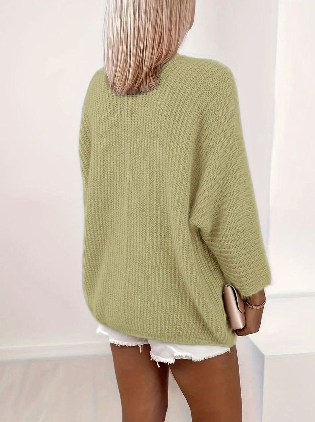 Sophia | Women's Relaxed Open-Front Knit Cardigan