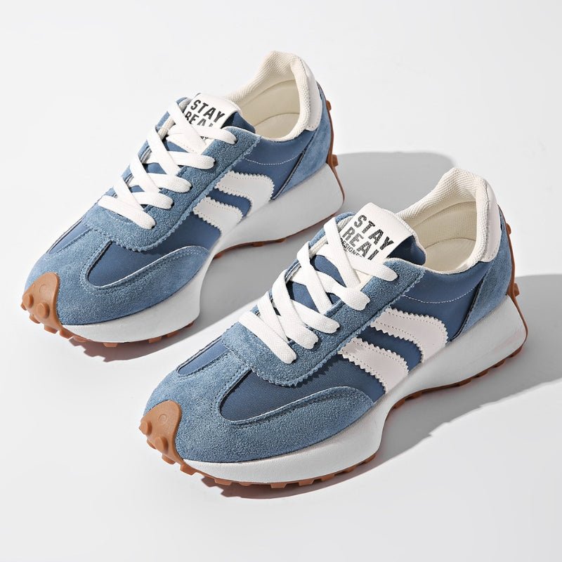 Charlotte | Women's Retro Platform Chunky Lace-Up Sneakers