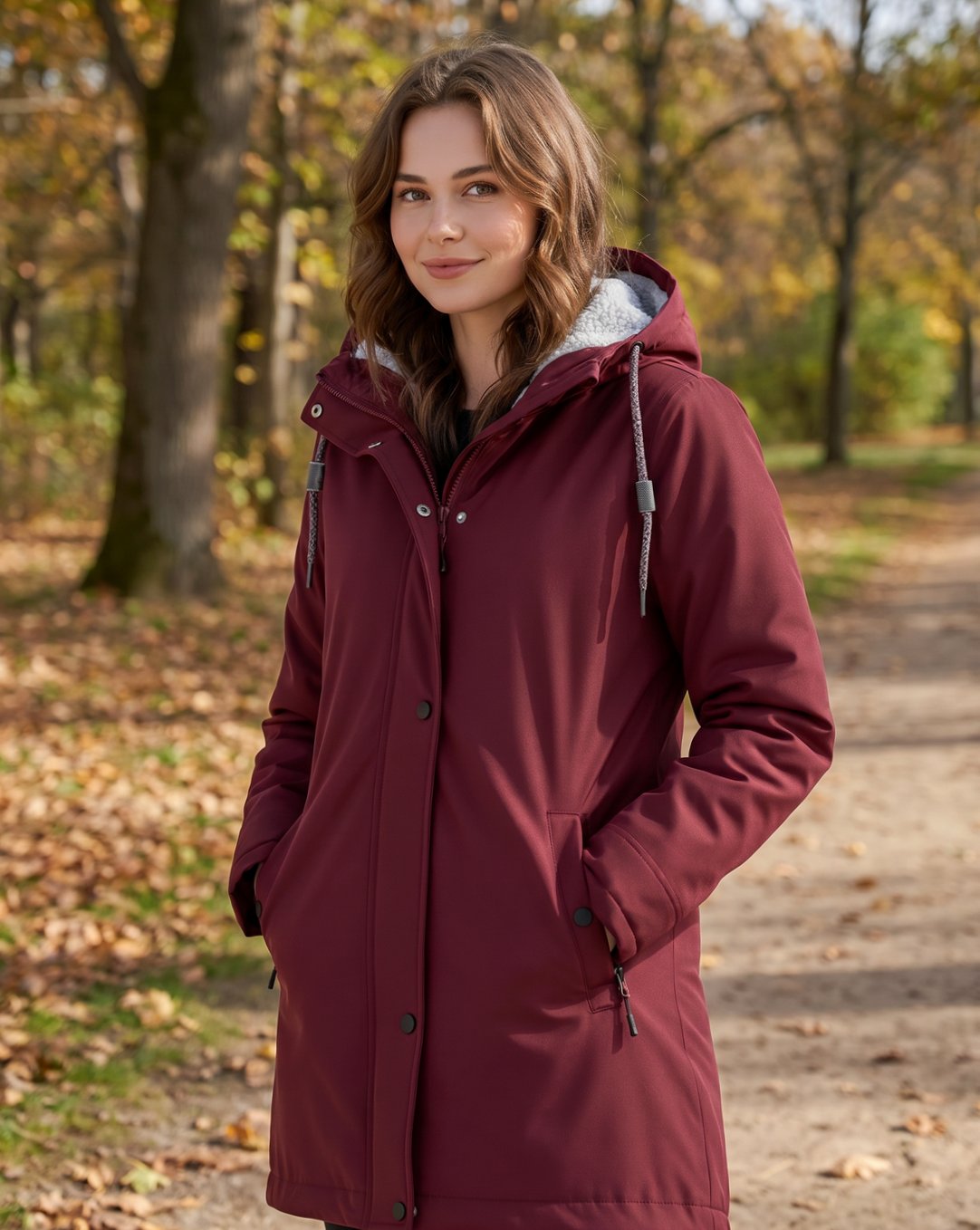 Isabella | Women's Sherpa-Lined Hooded Winter Parka Jacket