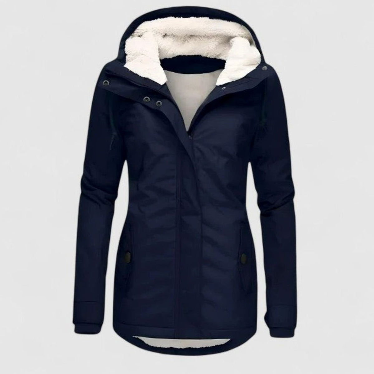 Charlotte | Women's Sherpa-Lined Waterproof Hooded Sophisticated Jacket