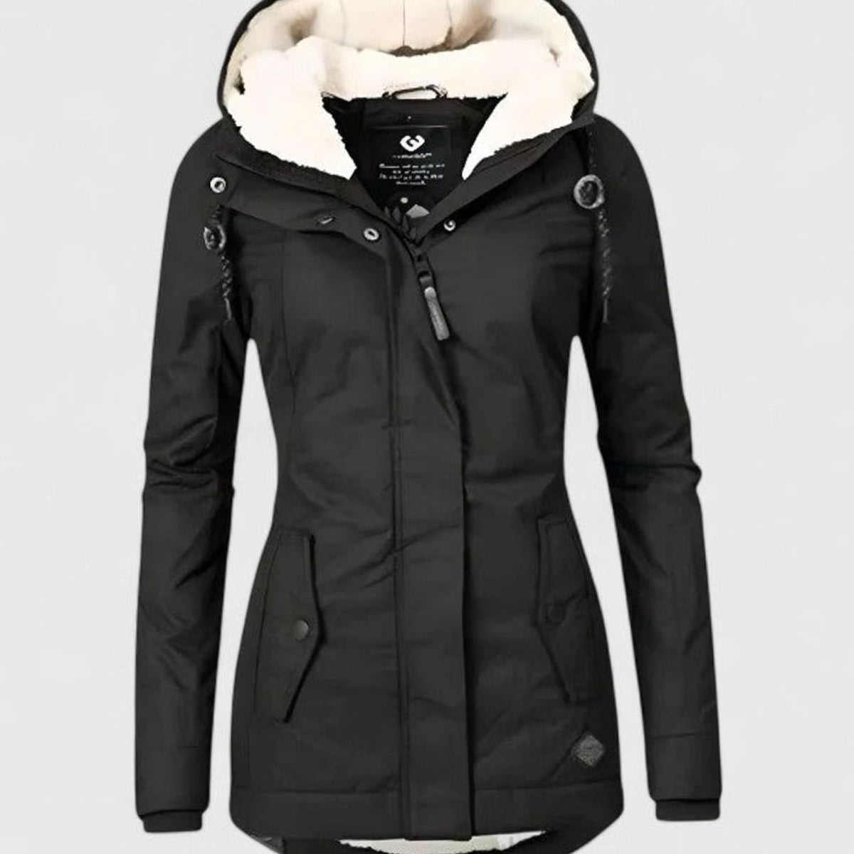 Charlotte | Women's Sherpa-Lined Waterproof Hooded Sophisticated Jacket