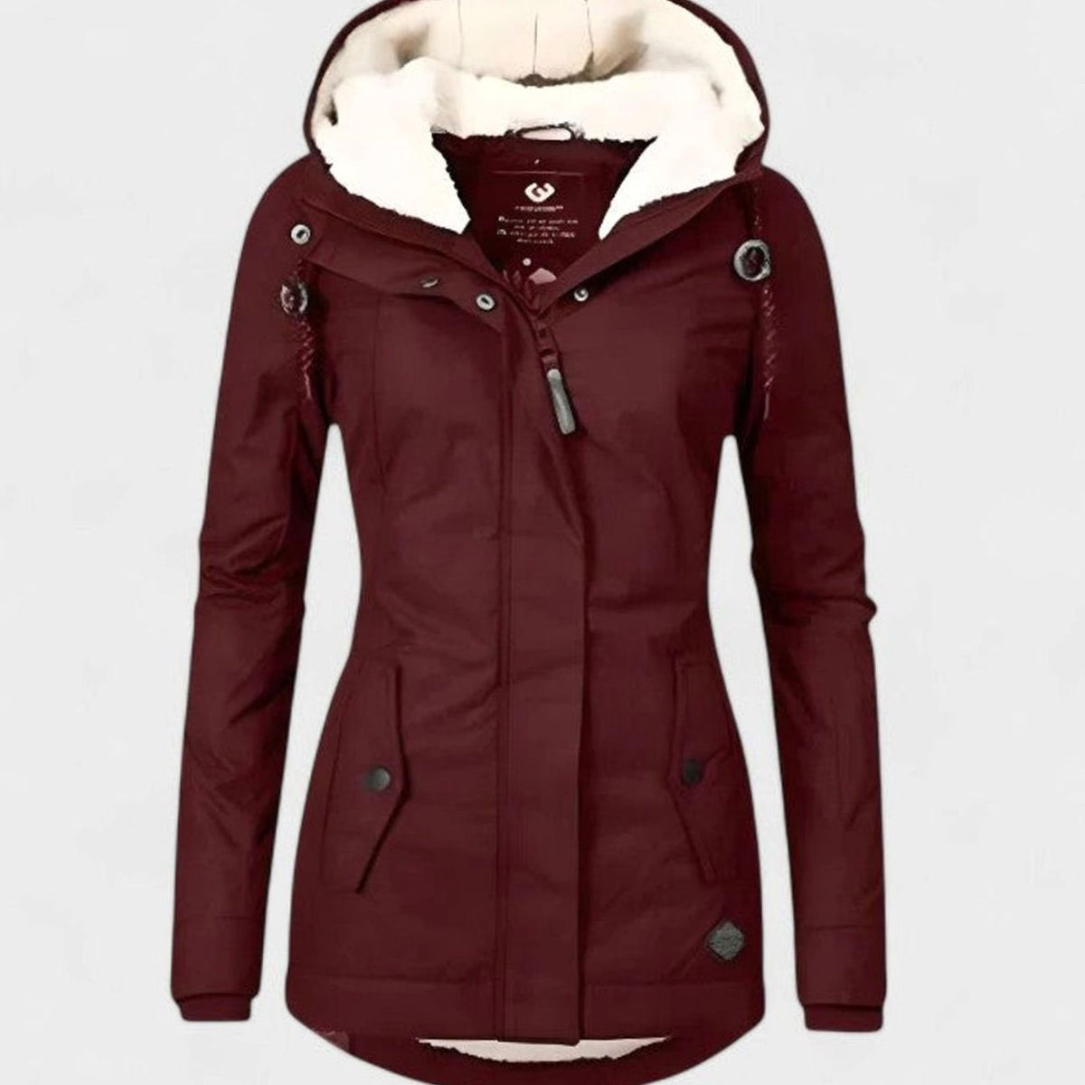 Charlotte | Women's Sherpa-Lined Waterproof Hooded Sophisticated Jacket