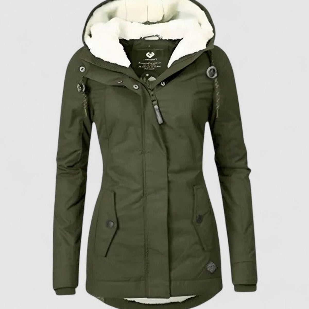 Charlotte | Women's Sherpa-Lined Waterproof Hooded Sophisticated Jacket