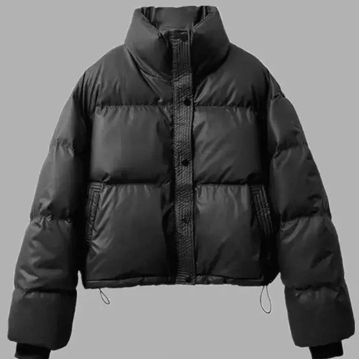 Grace | Women's Short Quilted Jacket PU Puffer Winter Coat
