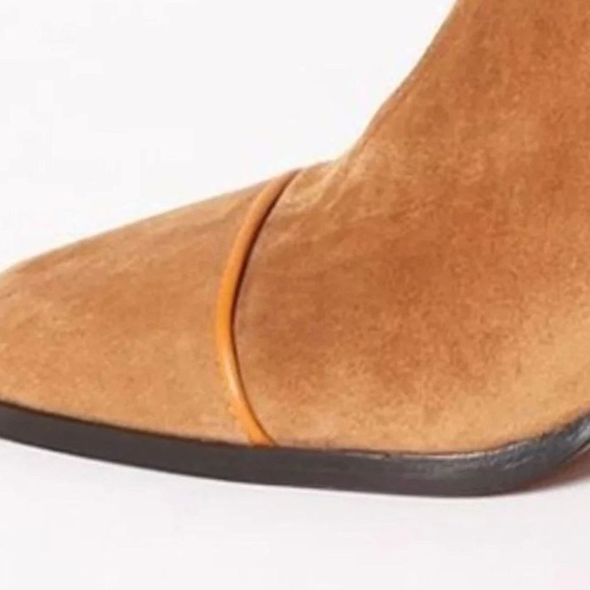 Penelope | Women's Suede Block-Heel Leopard-Toe Zip Ankle Boots