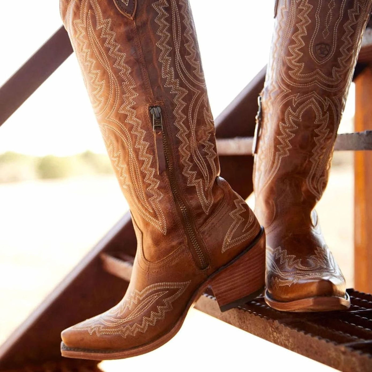Layla | Women's Tall Embroidered Pointed-Toe Cuban Heel Cowboy Boots