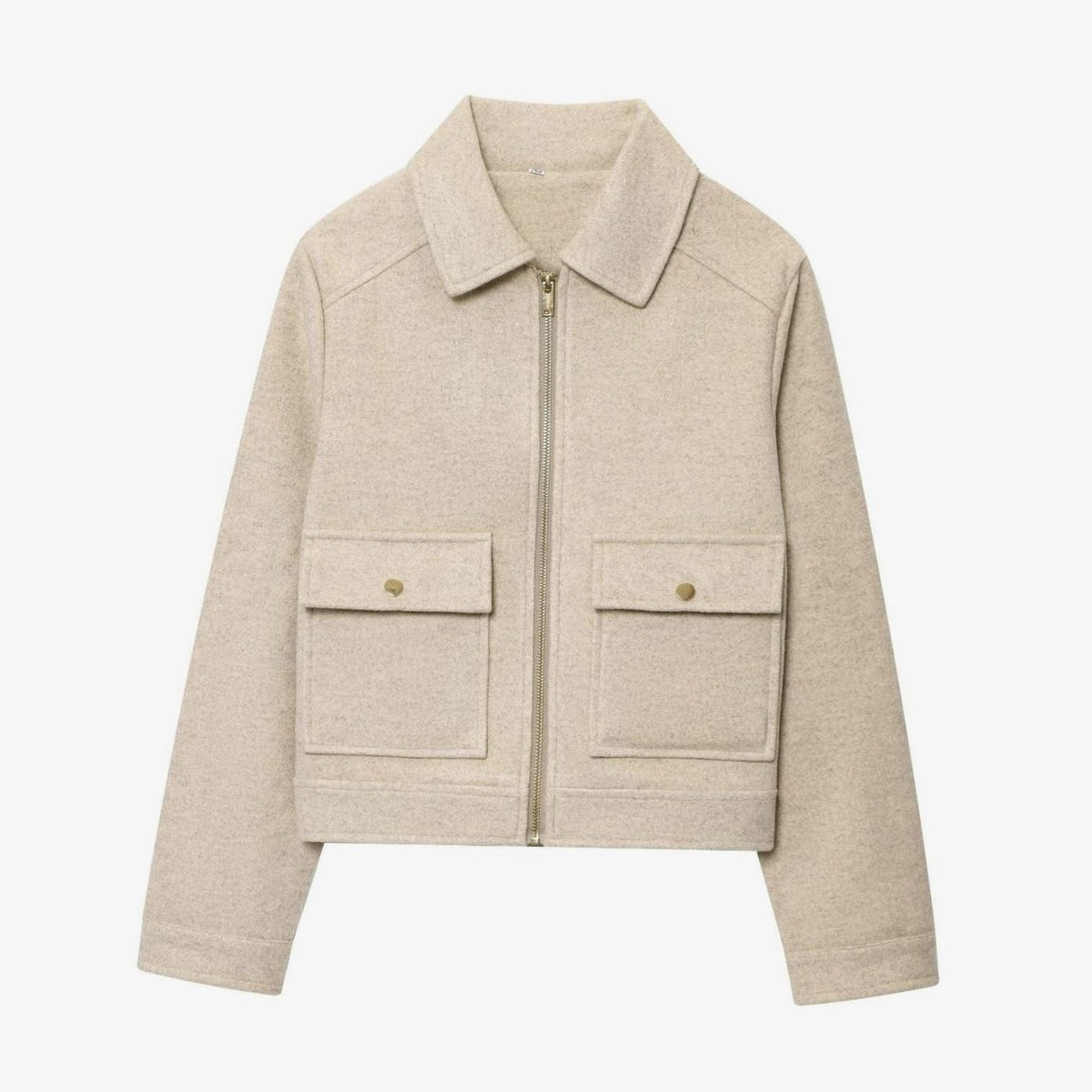 Camila | Women's Vintage High-Neck Stand Collar Wool-Blend Coat