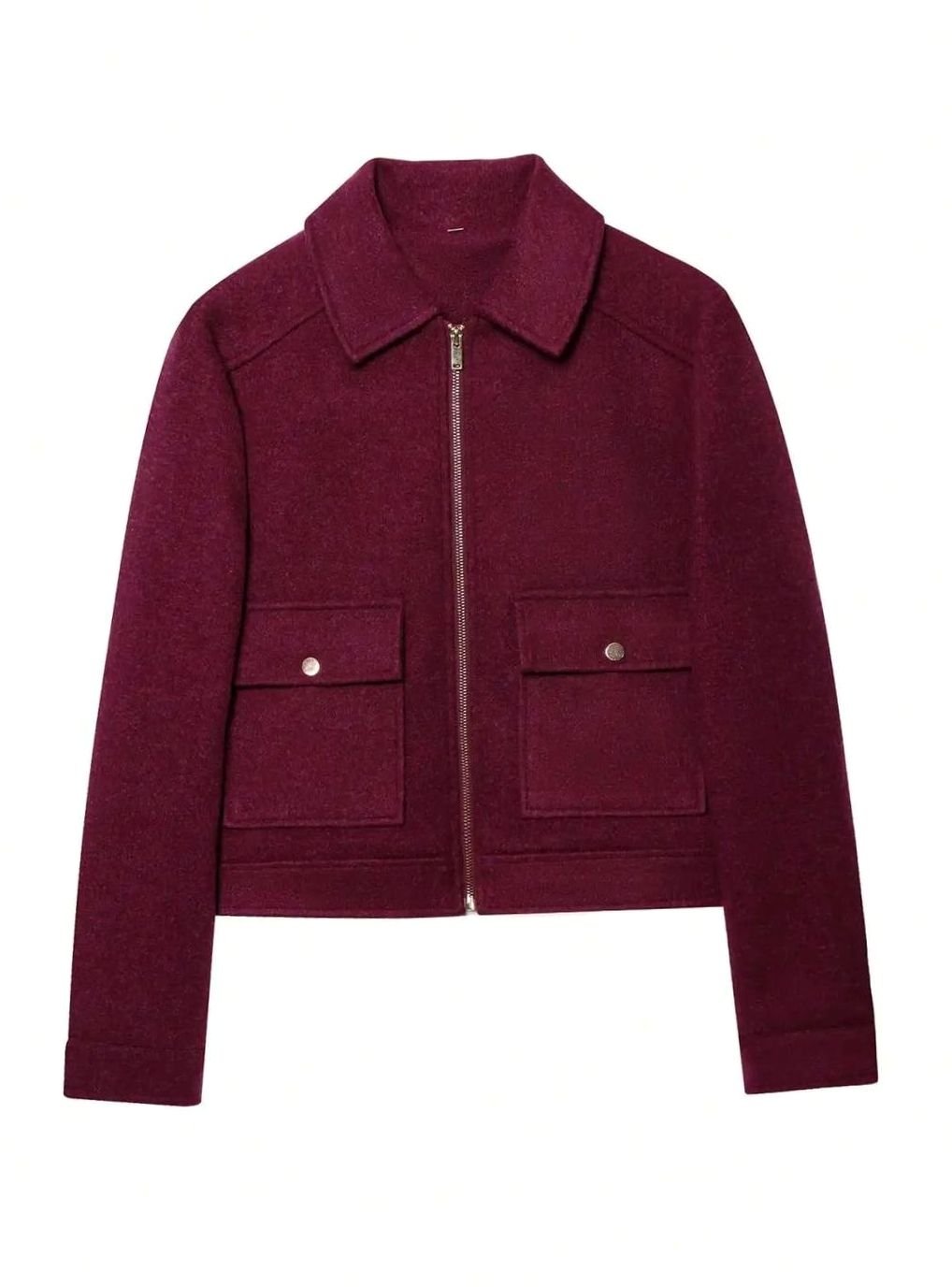 Camila | Women's Vintage High-Neck Stand Collar Wool-Blend Coat