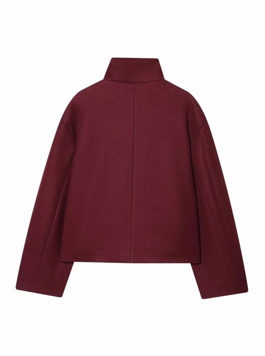 Camila | Women's Vintage High-Neck Stand Collar Wool-Blend Coat
