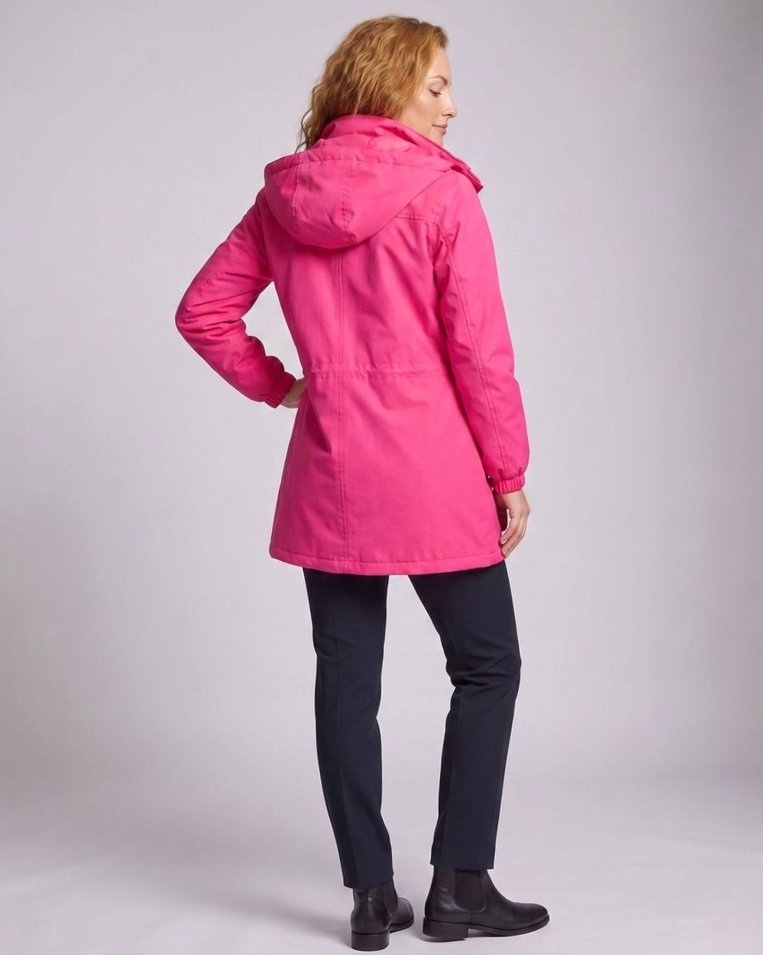 Evelyn | Women's Water-Resistant Hooded Drawstring Parka Coat