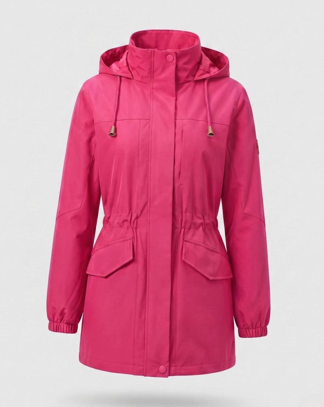 Evelyn | Women's Water-Resistant Hooded Drawstring Parka Coat