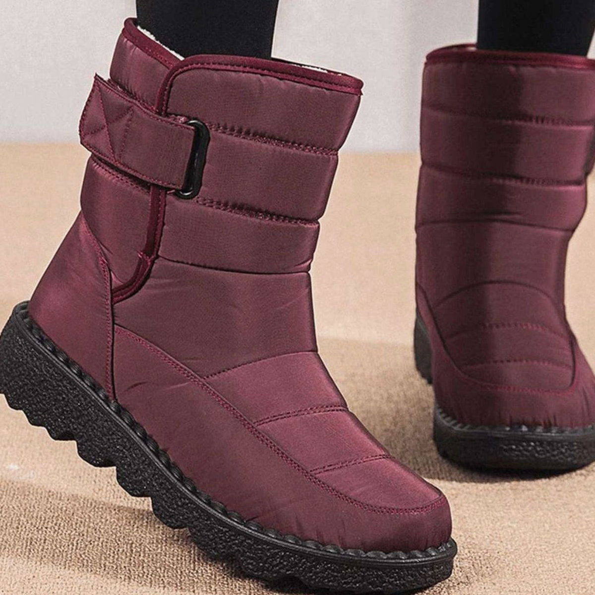 Charlotte | Women's Waterproof Fleece-Lined Non-Slip Winter Snow Boots