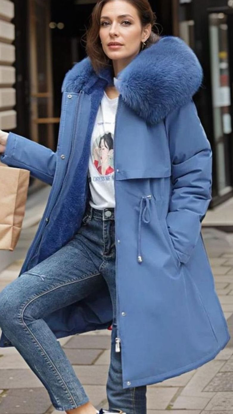 Sophia | Women's Waterproof Insulated Winter Parka Faux-Fur Hood Coat