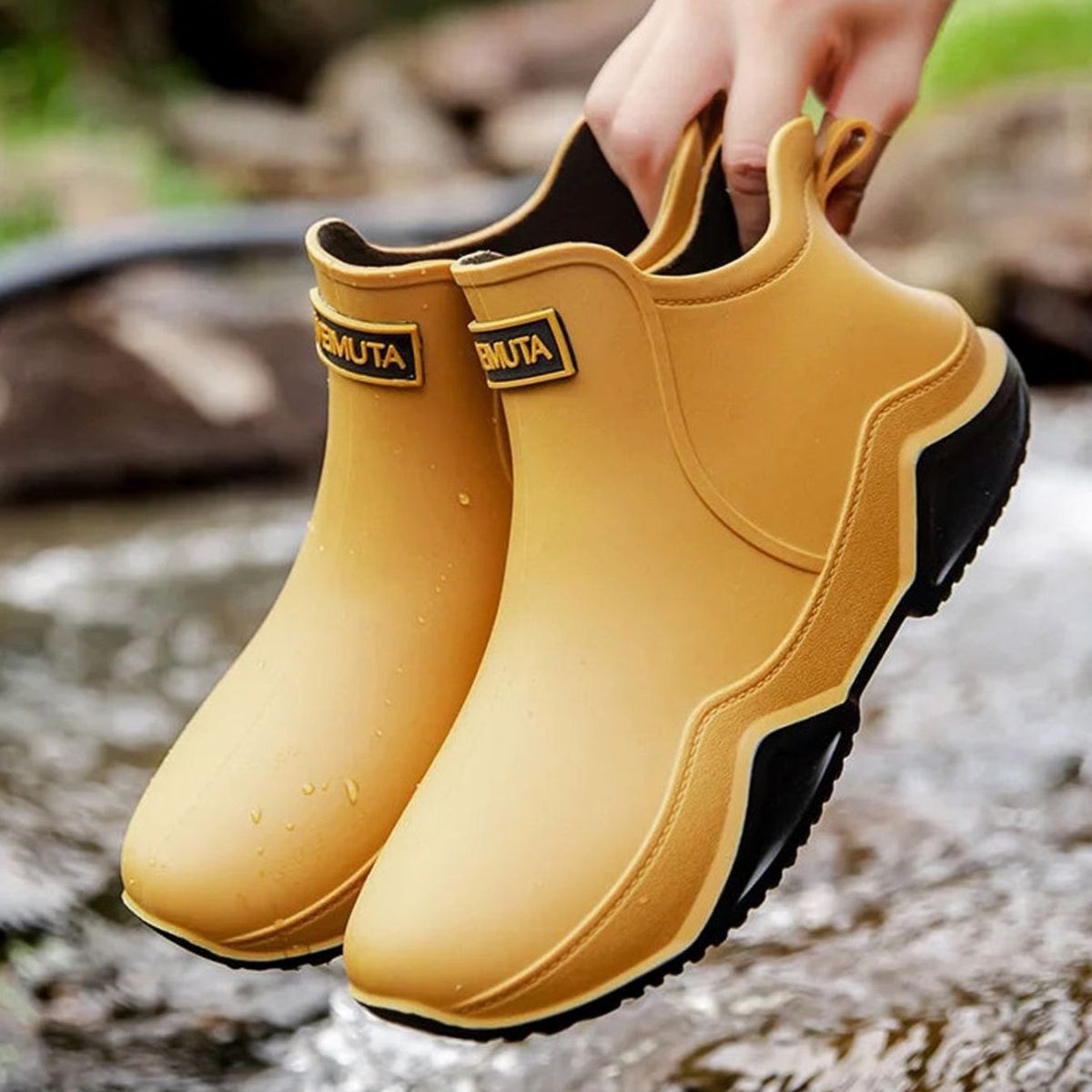 Sophia | Women's Waterproof Slip-On Boots Outdoor Chelsea Rain Boots