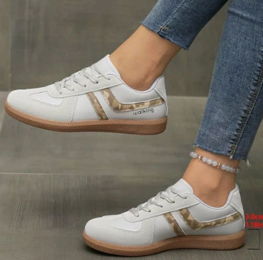 Mia | Women's Wide Toe Box Orthopedic Lace-Up Sneakers